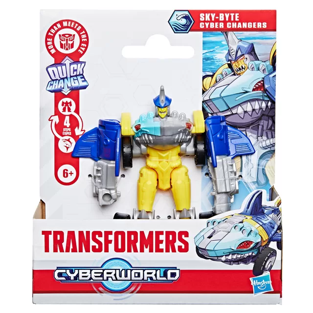 TRANSFORMERS Cyberworld Figure Armored Cyber Changers, 10cm &ndash; nuotrauka 4