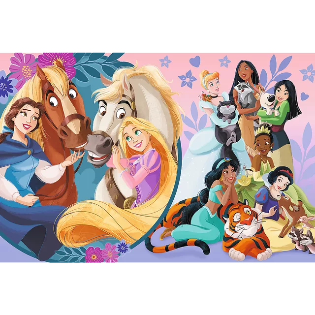 TREFL DISNEY PRINCESS 24 det. maxi dėlionė &bdquo;Princesės&ldquo;, 24 det. &ndash; nuotrauka 2