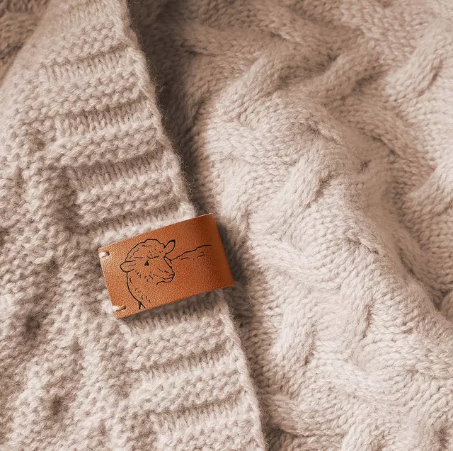 BabyOno pledas merino vilnos &scaron;viesiai kreminis 1648/01 &ndash; nuotrauka 4