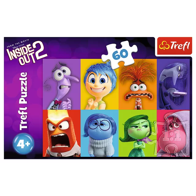 TREFL DISNEY Inside Out 2 Dėlionė, 60 det. &ndash; nuotrauka 3