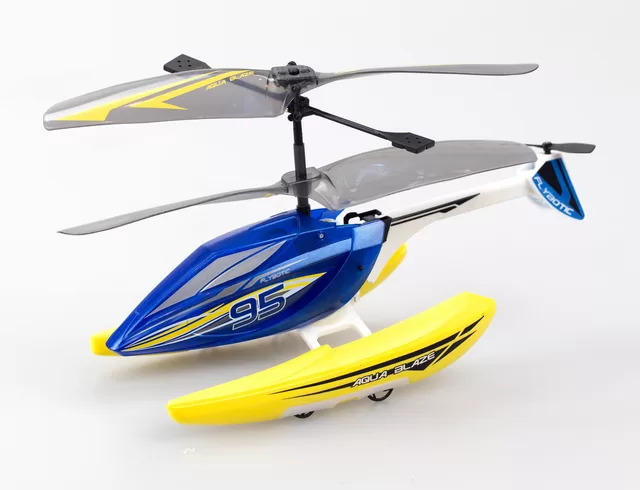 FLYBOTIC Radijo bangomis valdomas sraigtasparnis &bdquo;Aqua Blaze&ldquo;, 22 cm &ndash; nuotrauka 2