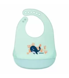 Akuku silikoninis seilinukas su ki&scaron;enėle, Whale, A0505 &ndash; nuotrauka 2