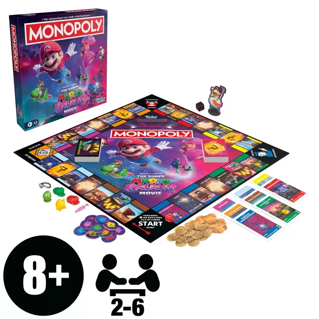 MONOPOLY Stalo žaidimas &bdquo;: Super Mario&ldquo;, anglų k. &ndash; nuotrauka 3