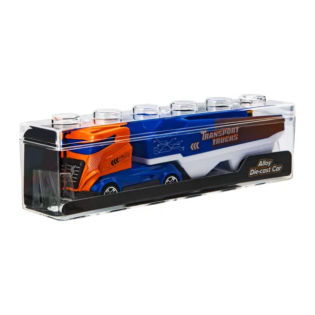 SZ TOYS Metalinis sunkvežimis su priekaba, 20,5 cm &ndash; nuotrauka 2
