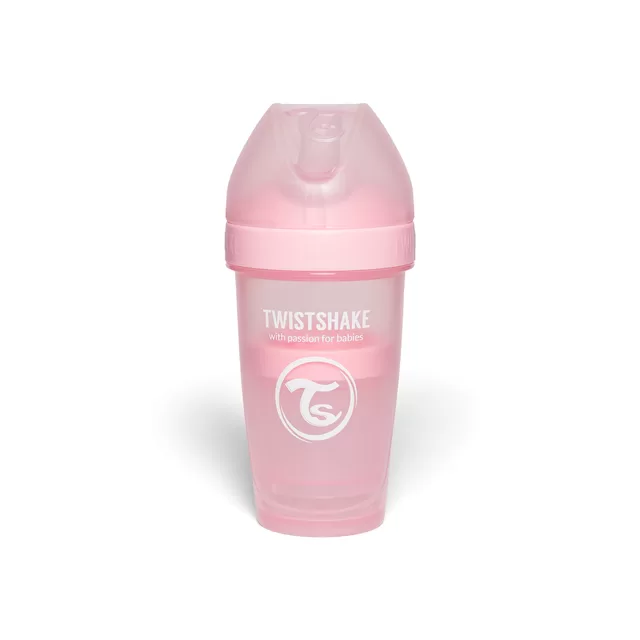 Twistshake buteliukas antikolikinis Pro Double 260ml rožinis 79024 &ndash; nuotrauka 4
