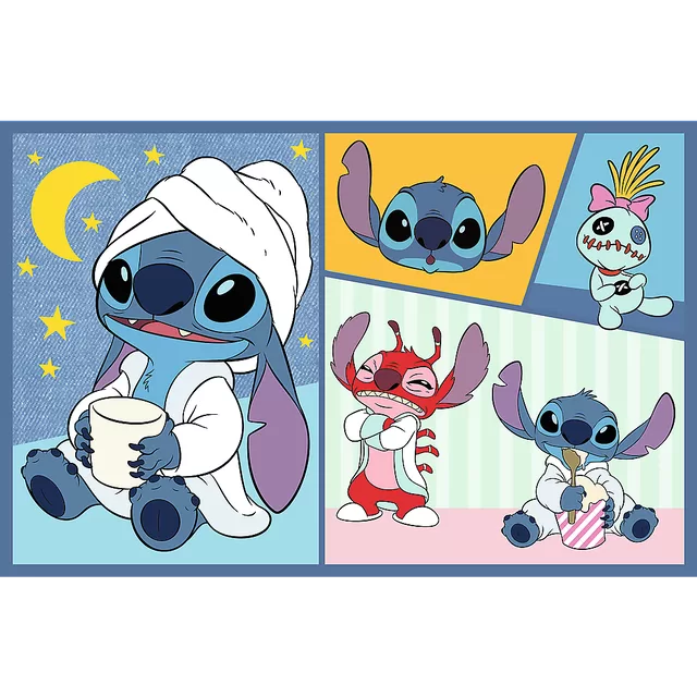 TREFL DISNEY STITCH Dėlionių rinkinys &bdquo;Stičas&ldquo;, 2 x 70 det. &ndash; nuotrauka 3