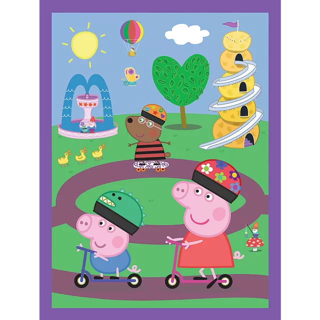 Peppa Pig TREFL 30+ 48+ 24 memo kortelės, dėlionė-žaidimas &bdquo;Pepa&ldquo; &ndash; nuotrauka 4