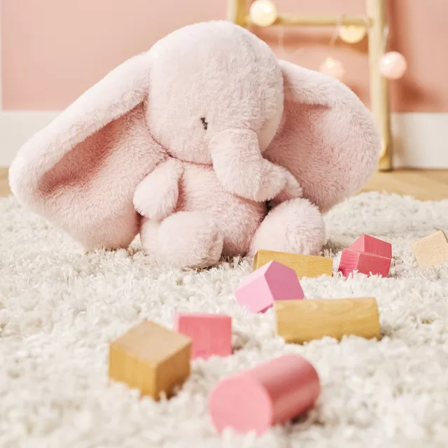 NATTOU Fanfan plush toy elephant pink, 26cm &ndash; nuotrauka 5