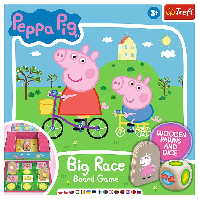 Peppa Pig TREFL Žaidimas &bdquo;Kiaulytė Pepa: didžiosios lenktynės&ldquo; &ndash; nuotrauka 2