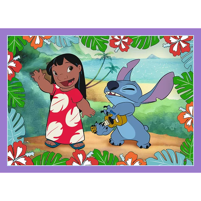STITCH TREFL 4 dėlionių rinkinys &bdquo;Lilo&&ldquo; &ndash; nuotrauka 4