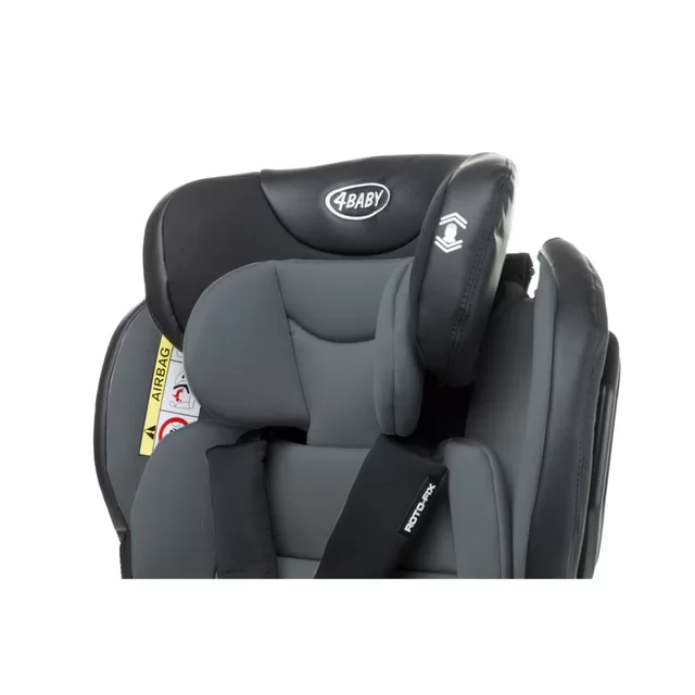4Baby autokėdutė ROTO-FIX 0-36 KG pilka &ndash; nuotrauka 10