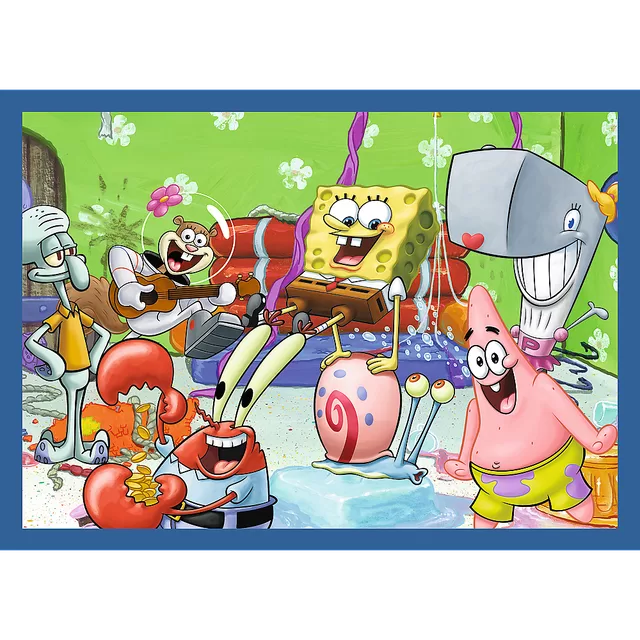 TREFL SPONGEBOB 4 dėlionių rinkinys &ndash; nuotrauka 3