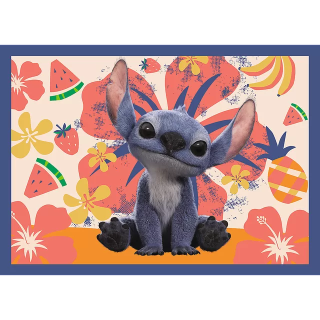 TREFL DISNEY STITCH 4 dėlionių rinkinys &ndash; nuotrauka 3