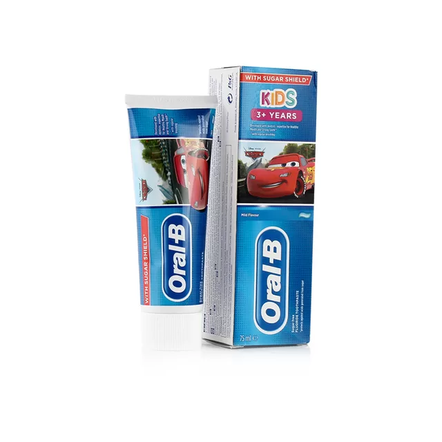 ORAL-B dantų pasta nuo 3 metų, 75 ml, CARS &ndash; nuotrauka 2