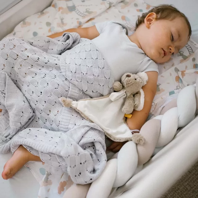 BabyOno pledas megztas bambukinis pilkas 1479/02 &ndash; nuotrauka 3