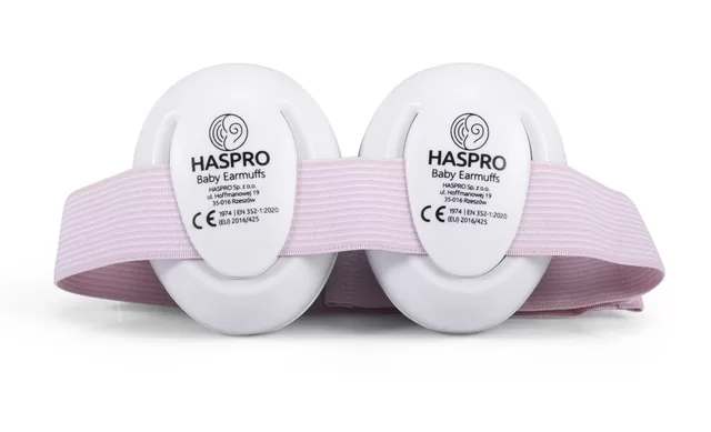 Haspro apsauginės ausinės kūdikiams rožinės BE05G BE05G &ndash; nuotrauka 3