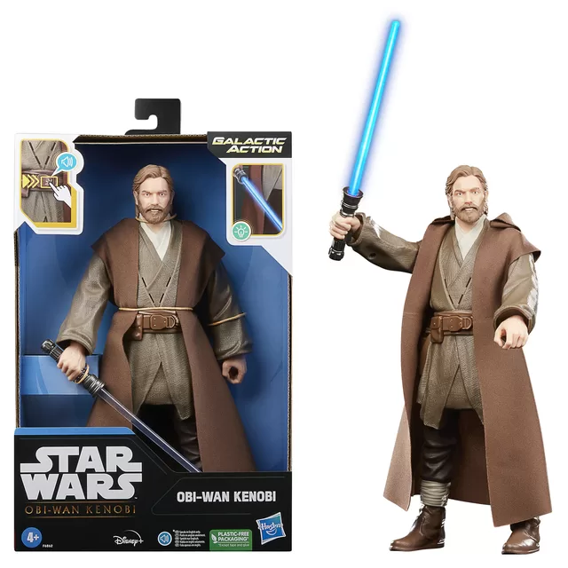 Star Wars Interaktyvi veiksmo figūrėlė &bdquo;Galaktikos Obi-Wan Kenobi&ldquo;, 30 cm &ndash; nuotrauka 2