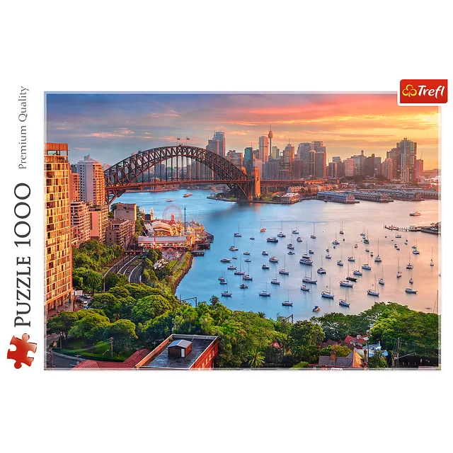 TREFL PUZZLES TREFL Dėlionė &bdquo;Sidnėjus&ldquo;, 1000 det. &ndash; nuotrauka 2