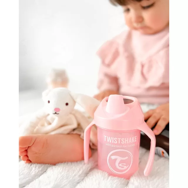 Twistshake nei&scaron;siliejanti gertuvė - puodelis nuo 4mėn. 230 ml, rožinė 78267 &ndash; nuotrauka 4