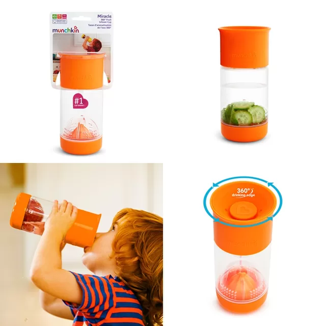 Munchkin gertuvė-puodelis Miracle 360 Fruit Infuser nuo 4 metų , 414 ml &ndash; nuotrauka 6