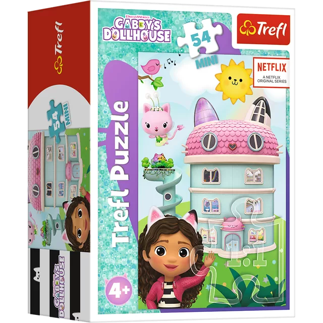 GABBY&acute;S DOLLHOUSE TREFL mini dėlionė, 54 det. &ndash; nuotrauka 3
