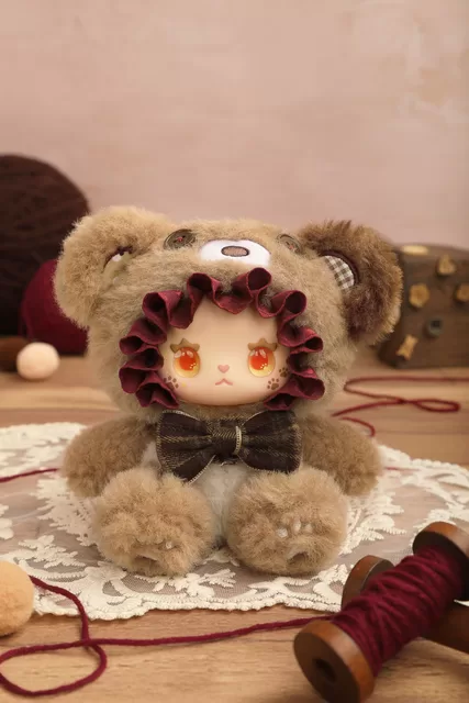 LUCKY EMMA Lovely Emma Pliu&scaron;inis raktų pakabukas-siurprizas - Bear Alliance Series &ndash; nuotrauka 5