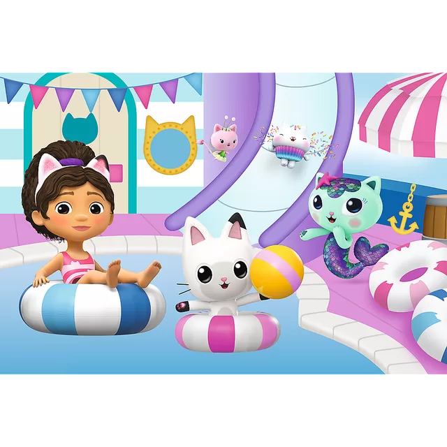 GABBY&acute;S DOLLHOUSE TREFL Dėlionė &bdquo;&ldquo;, 60 det. &ndash; nuotrauka 3