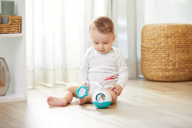 Tiny Love karuselė-interaktyvus žaislas Tummy Time Meadow Days Mobile &ndash; nuotrauka 3