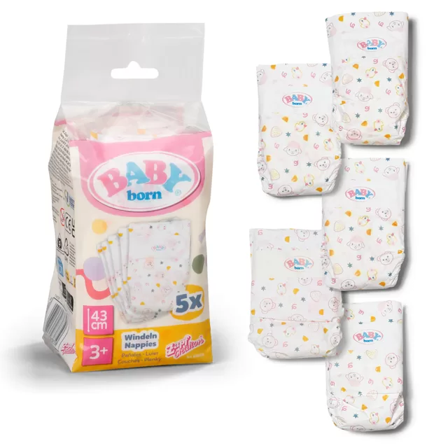 BABY BORN Sauskelnės, 5 vnt. &ndash; nuotrauka 2