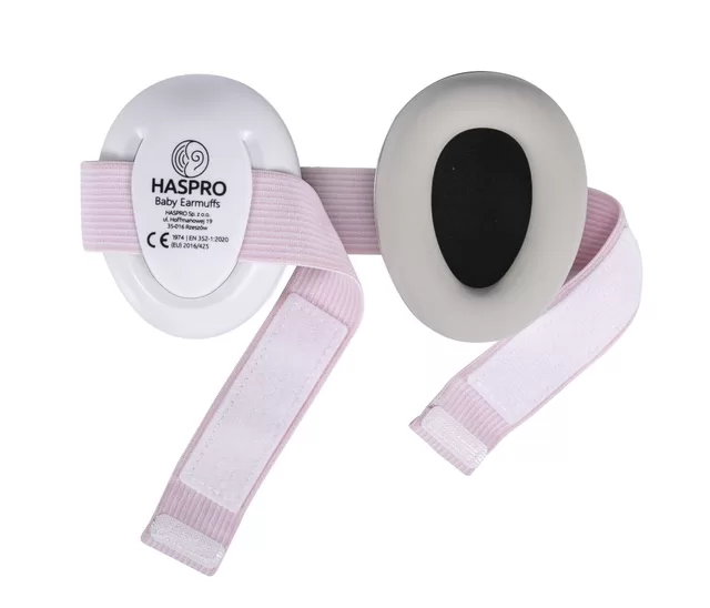 Haspro apsauginės ausinės kūdikiams rožinės BE05G BE05G &ndash; nuotrauka 4