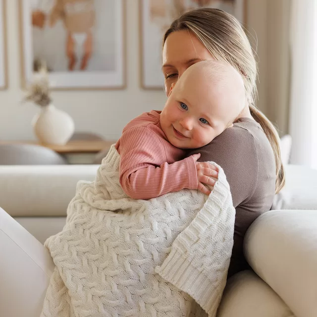 BabyOno pledas merino vilnos &scaron;viesiai Baltas 1648/03 1648/03 &ndash; nuotrauka 5