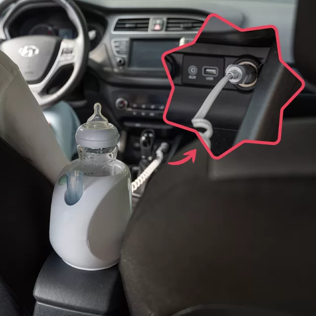 Badabulle &scaron;ildytuvas kūdikių buteliukams automobiliui Easy+ B002107 &ndash; nuotrauka 8