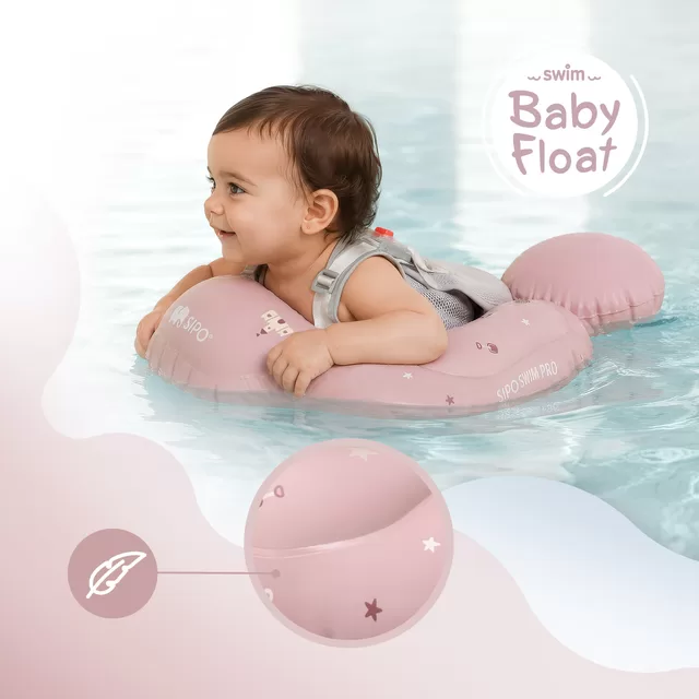 SIPO pripučiamas plaukimo ratas kūdikiams vaikams 6-36 m 11&ndash;18kg rožinis SWM101TR SWM101TR &ndash; nuotrauka 7
