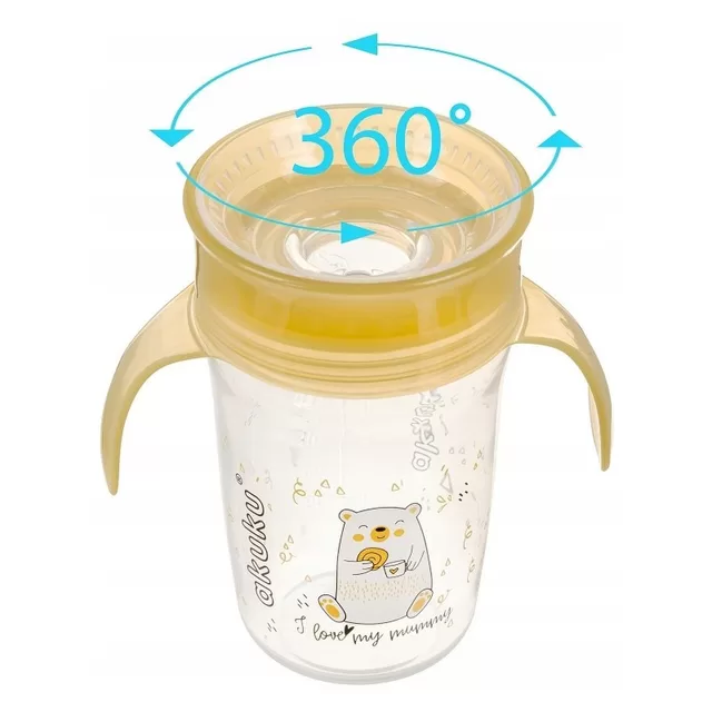 Akuku nei&scaron;siliejantis puodelis 360&deg; 240 ml., A0670 &ndash; nuotrauka 3