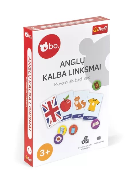 bo. Mokomasis žaidimas &bdquo;Anglų kalba linksmai&ldquo;, lietuvių k. &ndash; nuotrauka 3