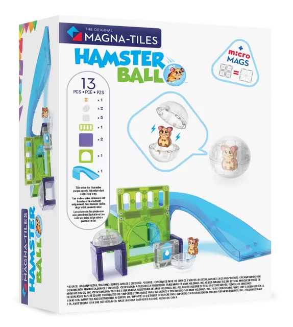 MAGNA-TILES Magnetinis konstruktorius &bdquo;Žiurkėno kamuolys&ldquo;, 13 det. &ndash; nuotrauka 2