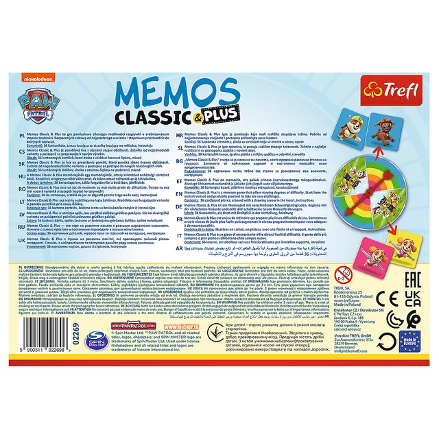 PAW PATROL TREFL Atmintį lavinantis žaidimas &bdquo;&Scaron;uniukai-patruliai&ldquo; &ndash; nuotrauka 3