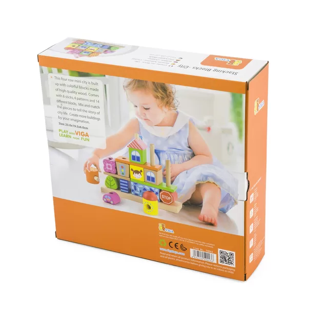 Viga Viga medinis kubeliai Miestas 18M+ 50043 50043 &ndash; nuotrauka 7