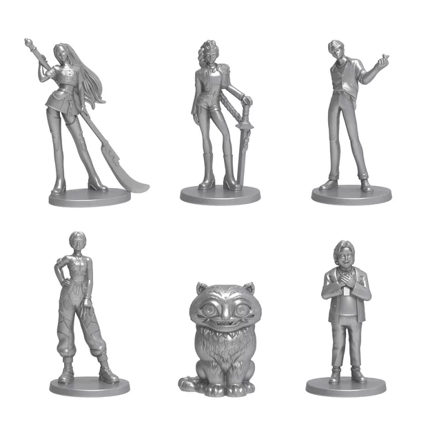 MONOPOLY Stalo žaidimas &bdquo;: KPOP Demon hunters&ldquo;, suomių / &scaron;vedų k. &ndash; nuotrauka 4
