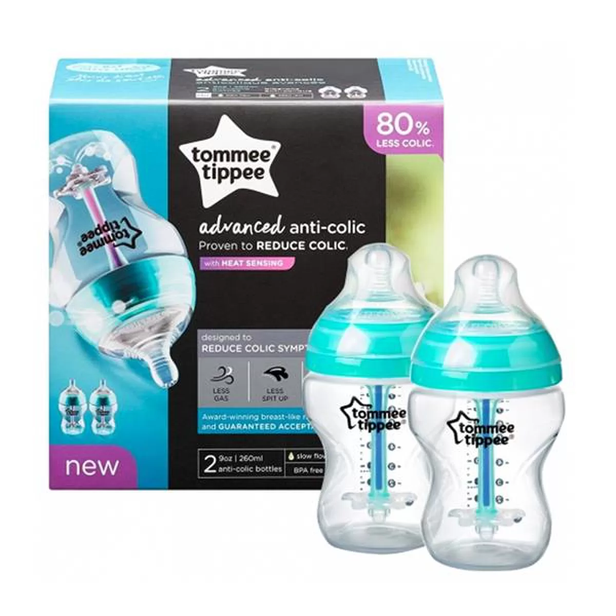 Tommee Tippee buteliukas 340 ml ADVANCED ANTI-COLIC &ndash; nuotrauka 3