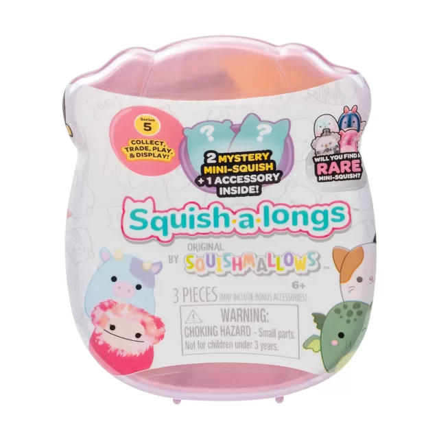 SQUISHMALLOWS SQUISH-A-LONGS Herojai-siurprizai, 2 vnt., 2,5 cm &ndash; nuotrauka 5