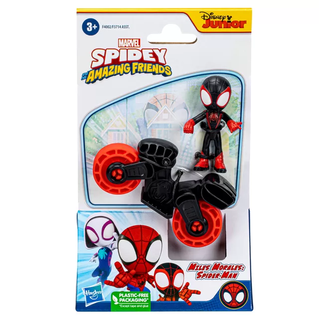 SPIDER-MAN playset Bike And Figure 6 cm &ndash; nuotrauka 4