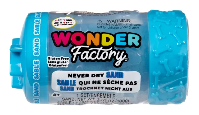 WONDER FACTORY NEVER DRY Kinetinis smėlis, 1 vnt. &ndash; nuotrauka 2