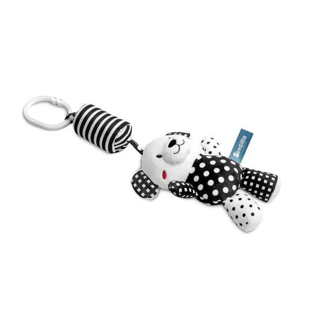 Sensillo vežimėlio pakabukas Black&White, me&scaron;kiukas, 32cm 032 &ndash; nuotrauka 2