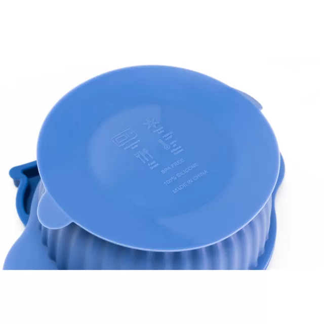 InnoGiO prilimpantis silikoninis dubenėlis su dangteliu GIO-910BLUE &ndash; nuotrauka 2