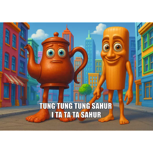 TREFL BRAINROT Dėlionė &bdquo;Tung Tung Sahur&ldquo;, 200 det. &ndash; nuotrauka 2