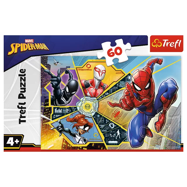 SPIDER-MAN TREFL Dėlionė &bdquo;Žmogus-voras" 60 det. &ndash; nuotrauka 3
