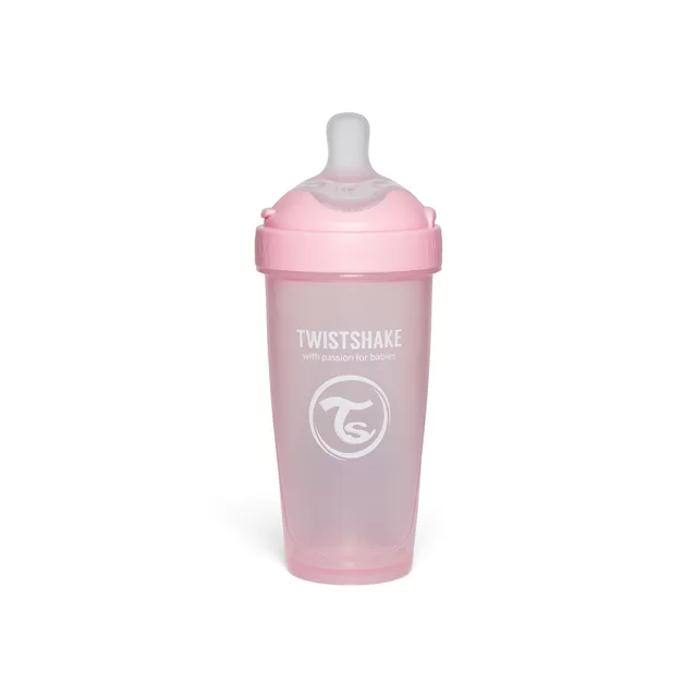 Twistshake buteliukas antikolikinis Pro Double 330ml rožinis 79040 &ndash; nuotrauka 2
