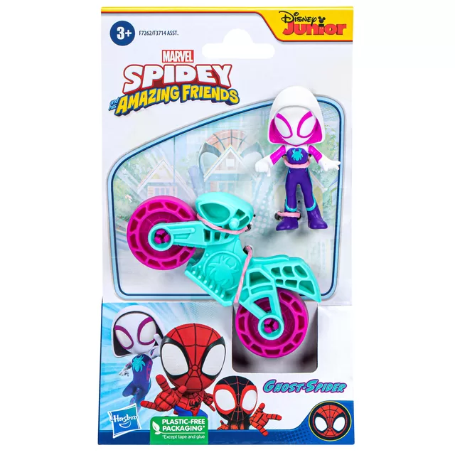 SPIDER-MAN playset Bike And Figure 6 cm &ndash; nuotrauka 7