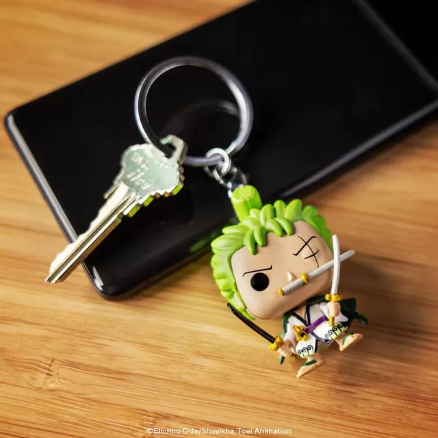 FUNKO POP! Raktų pakabutis: One Piece - Roronoa Zoro &ndash; nuotrauka 3